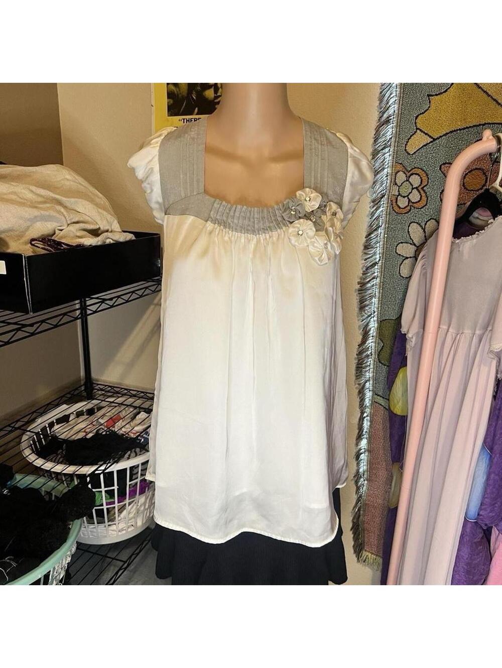 Vintage Forever 21 Floral Babydoll Top